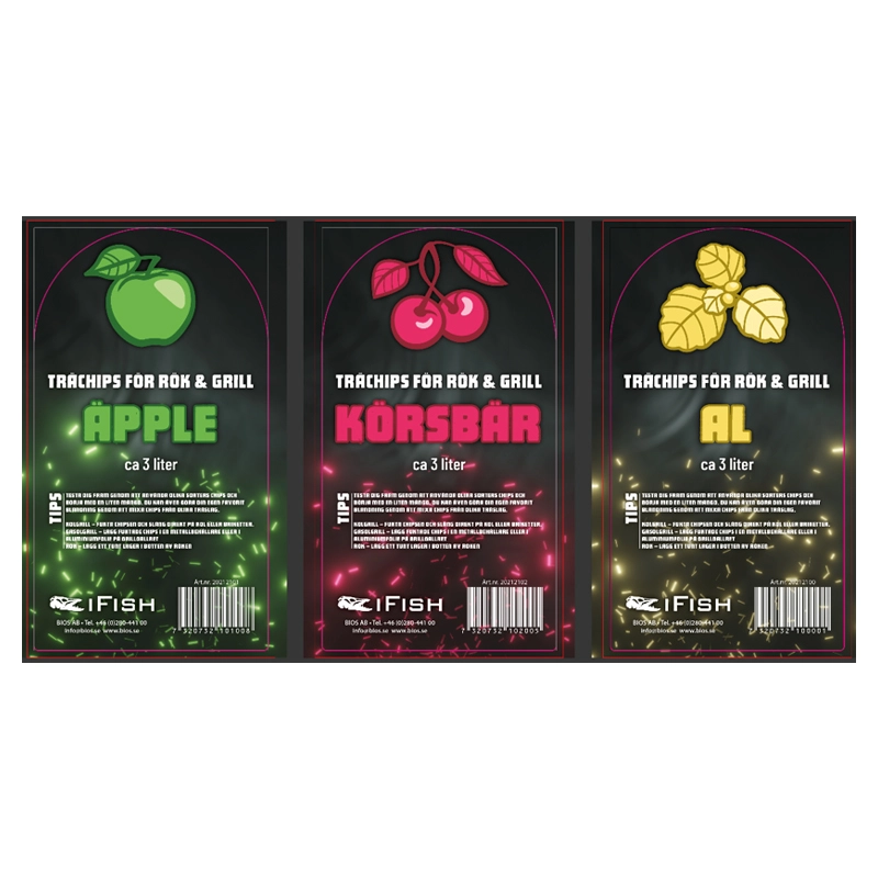 IFISH Flis För Rök & Grill 3 IFISH Flis För Rök & Grill