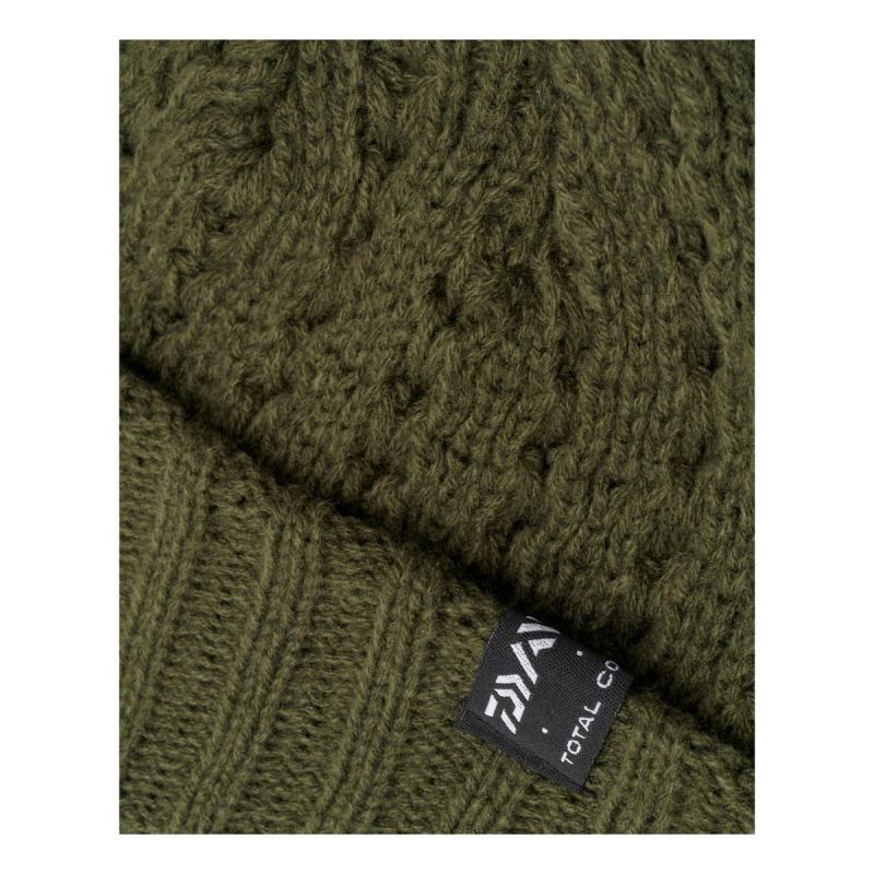 Daiwa Knitted D Vec Thermal Beanie Hat Green 4 Daiwa Knitted D Vec Thermal Beanie Hat Green – Image 2