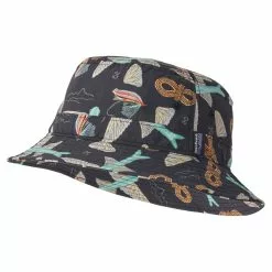 Patagonia Wavefarer Bucket Hat Fly 50: Ink Black