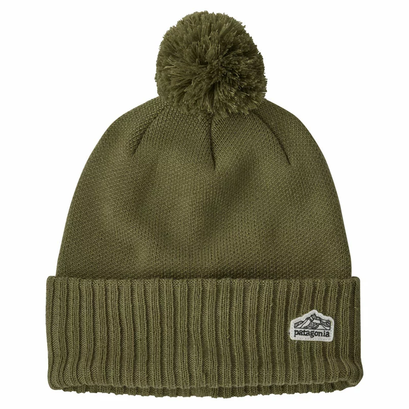 Patagonia Powder Town Beanie Line Logo Ridge Patch: Wyoming Green 3 Patagonia Powder Town Beanie Line Logo Ridge Patch: Wyoming Green