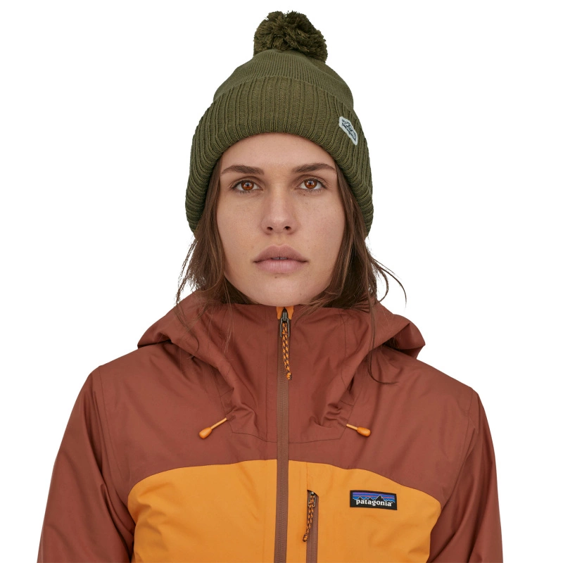 Patagonia Powder Town Beanie Line Logo Ridge Patch: Wyoming Green 4 Patagonia Powder Town Beanie Line Logo Ridge Patch: Wyoming Green – Image 2
