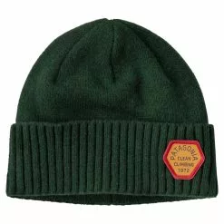 Patagonia Brodeo Beanie Clean Climb Patch Pinyon Green