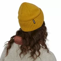 Patagonia Brodeo Beanie Slow Going Patch: Cabin Gold -Bérets et chapeaux Soldes Magasin 29206 SLGO ALL 3