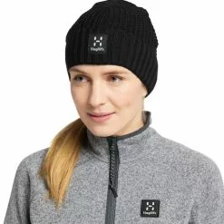 Haglöfs Haglöfs Lava Beanie True Black -Bérets et chapeaux Soldes Magasin 6051392C5005 4