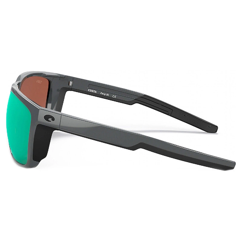 Costa Del Mar Costa Ferg XL Shiny Gray - Green Mirror 580G 5 Costa Del Mar Costa Ferg XL Shiny Gray - Green Mirror 580G – Image 3