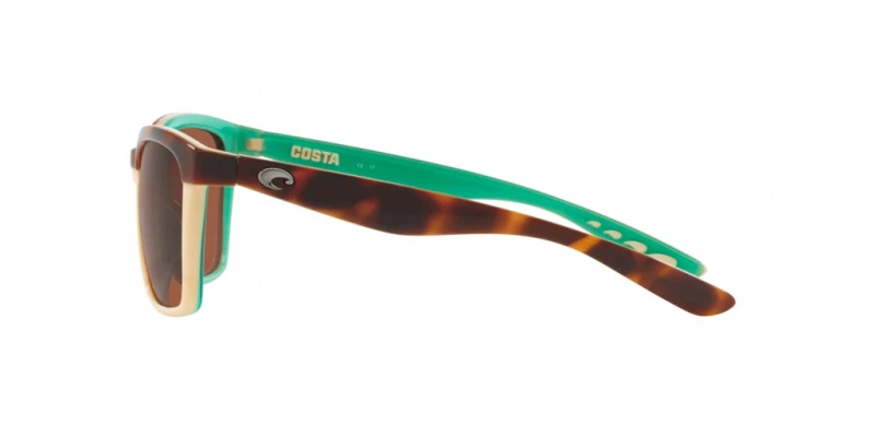 Costa Del Mar Costa Anaa Retro Tortoise/Cream/Mint Copper 580P 5 Costa Del Mar Costa Anaa Retro Tortoise/Cream/Mint Copper 580P – Image 3