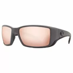 Costa Del Mar Costa Blackfin Pro Matte Gray - Copper Silver Mirror 580G