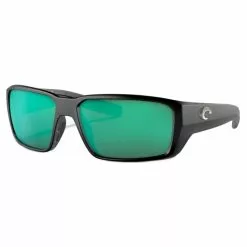 Costa Del Mar Costa Fantail Pro Matte Black - Green Mirror 580G