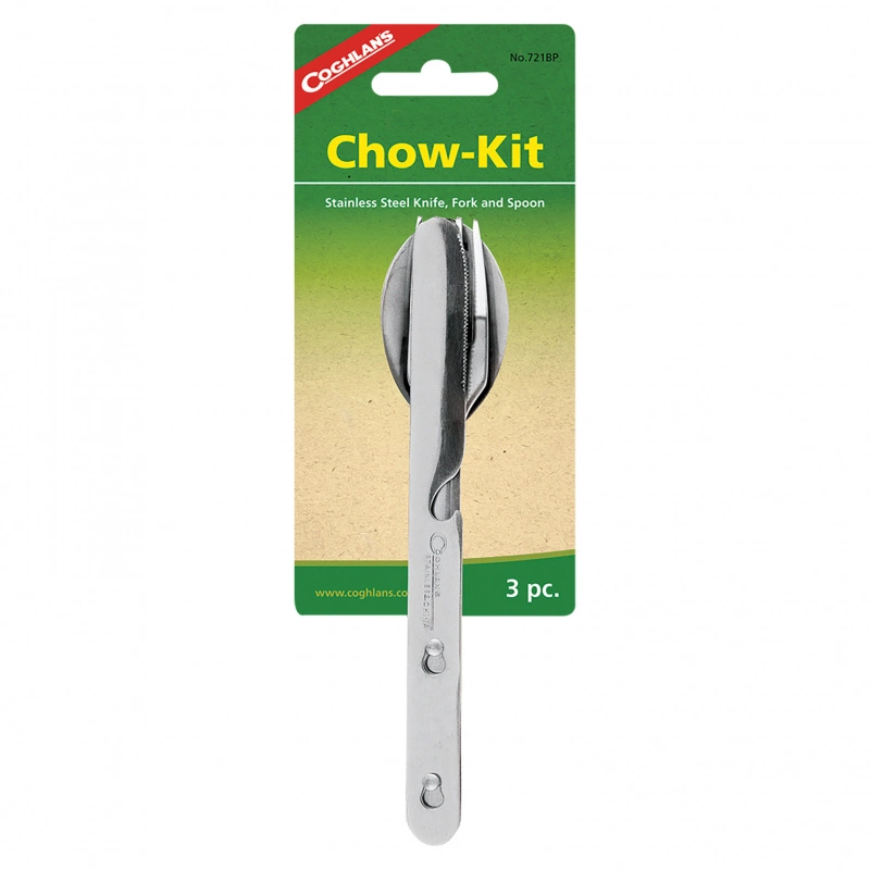 Coghlans Chow Kit (Knife, Fork & Spoon Set) 4 Coghlans Chow Kit (Knife, Fork & Spoon Set) – Image 2