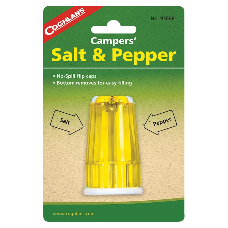 Coghlans Campers Salt & Pepper Shaker 3 Coghlans Campers Salt & Pepper Shaker