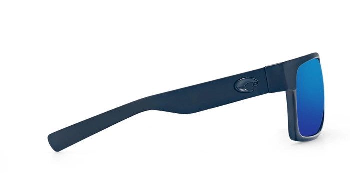 Costa Del Mar Costa Half Moon - Shiny Black/Matte Black - Blue Mirror 580P 7 Costa Del Mar Costa Half Moon - Shiny Black/Matte Black - Blue Mirror 580P – Image 5