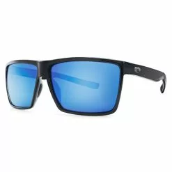 Costa Del Mar Costa Rincon Shiny Black (Glas) - Blue Mirror 580G -Bérets et chapeaux Soldes Magasin CO RIN11 OBMGLP 3
