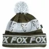 Fox Green/Silver Lined Bobble -Bérets et chapeaux Soldes Magasin CPR990 1