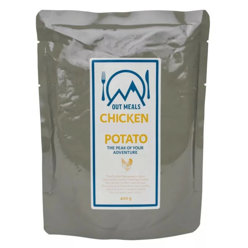 Outmeals - Chicken Panang With Potatoes 400g 3 Outmeals - Chicken Panang With Potatoes 400g