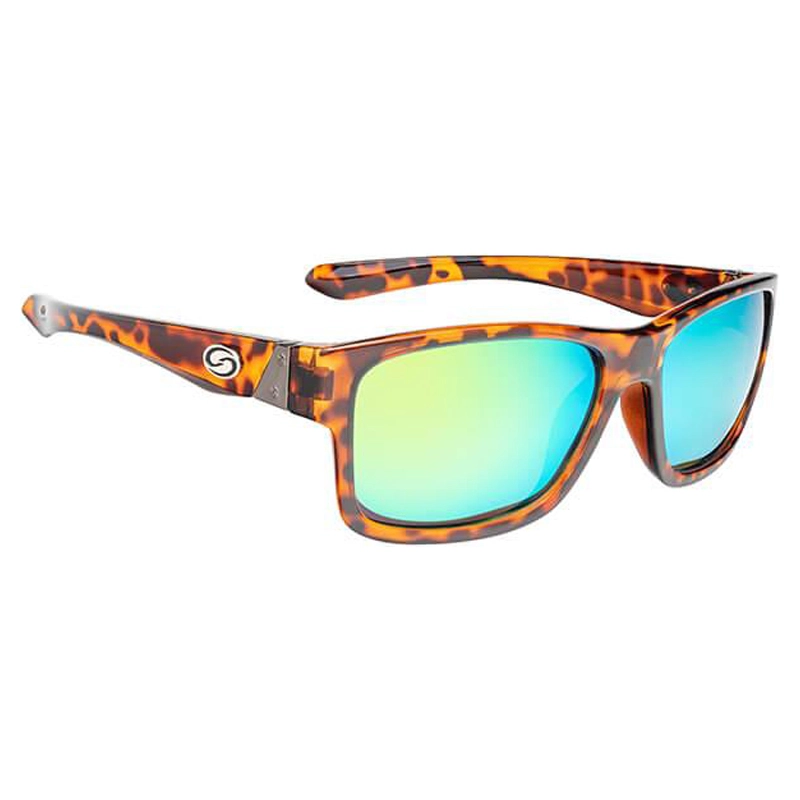 Strike King SK Pro Sunglasses Tortoiseshell Frame, Green Mirror Amber Base Lens 3 Strike King SK Pro Sunglasses Tortoiseshell Frame, Green Mirror Amber Base Lens
