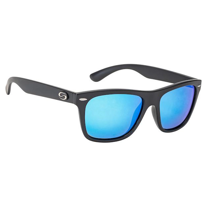 Strike King SK Plus Cash Matte Black Frame, Wht/Blue Mirror Gray Base Lens 3 Strike King SK Plus Cash Matte Black Frame, Wht/Blue Mirror Gray Base Lens