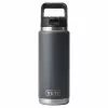 Yeti Rambler 26 Oz Straw Bottle - Charcoal 1 Yeti Rambler 26 Oz Straw Bottle - Charcoal -Bérets et chapeaux Soldes Magasin SKU 0319 CHA 1