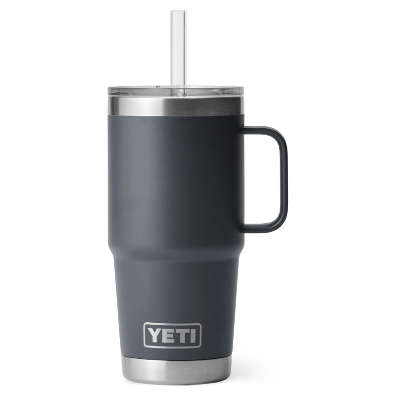 Yeti Rambler 25 Oz Straw Mug - Charcoal 3 Yeti Rambler 25 Oz Straw Mug - Charcoal