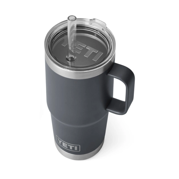Yeti Rambler 25 Oz Straw Mug - Charcoal 4 Yeti Rambler 25 Oz Straw Mug - Charcoal – Image 2
