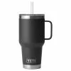 Yeti Rambler 35 Oz Straw Mug - Black 2 Yeti Rambler 35 Oz Straw Mug - Black -Bérets et chapeaux Soldes Magasin SKU 0327 BLK 1