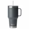Yeti Rambler 35 Oz Straw Mug - Charcoal -Bérets et chapeaux Soldes Magasin SKU 0327 CHA 1