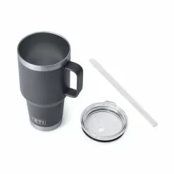 Yeti Rambler 35 Oz Straw Mug - Charcoal -Bérets et chapeaux Soldes Magasin SKU 0327 CHA 3