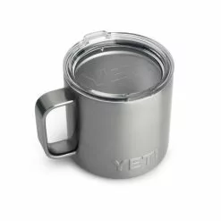 Yeti Rambler 14 Oz Mug - Stainless Steel -Bérets et chapeaux Soldes Magasin SKU 304 1421 3