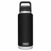 Yeti Rambler 36 Oz Bottle Chug - Black 2 Yeti Rambler 36 Oz Bottle Chug - Black -Bérets et chapeaux Soldes Magasin SKU 311 1231 1