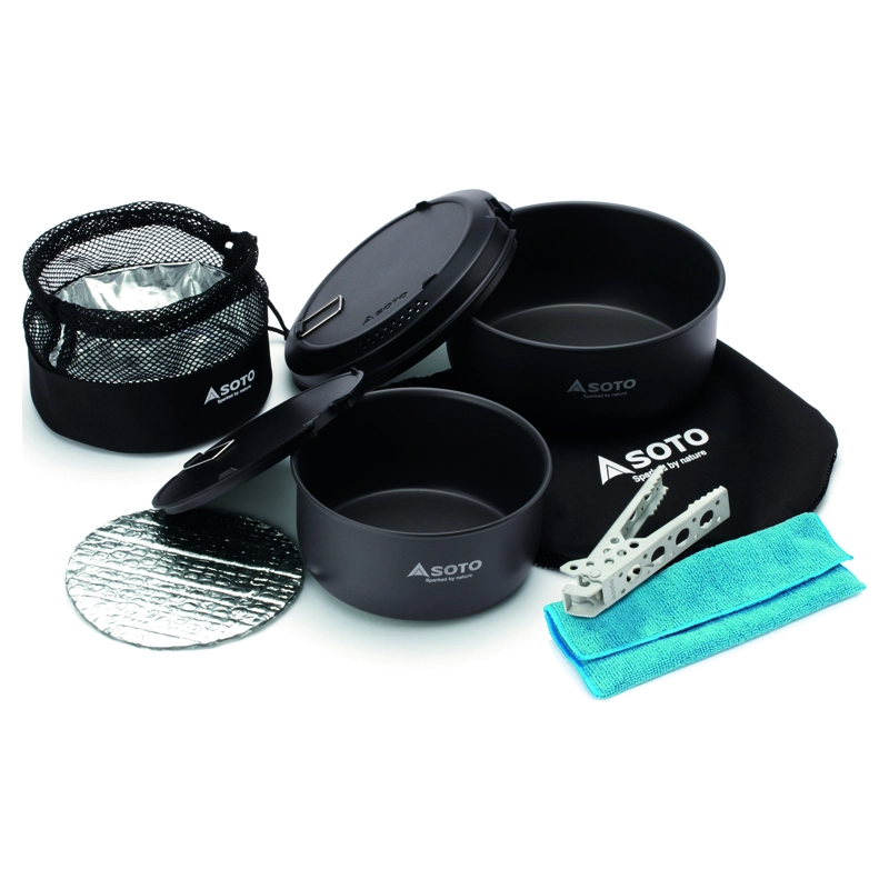Soto Navigator Cook Set Black 3 Soto Navigator Cook Set Black