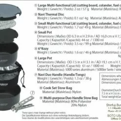 Soto Navigator Cook Set Black 11 Soto Navigator Cook Set Black -Bérets et chapeaux Soldes Magasin SSOD 501 5