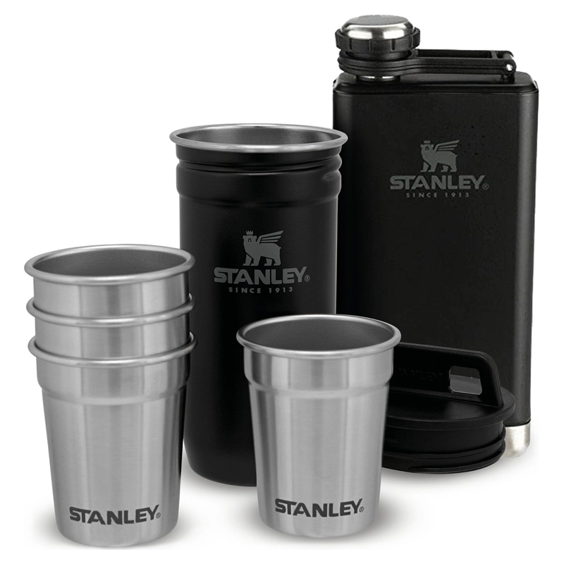 Stanley The Pre-Party Shotglass + Flask Set - Matte Black 3 Stanley The Pre-Party Shotglass + Flask Set - Matte Black