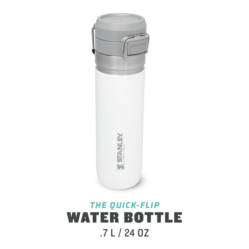 Stanley The Quick Flip Water Bottle 700ml - Polar 4 Stanley The Quick Flip Water Bottle 700ml - Polar – Image 2