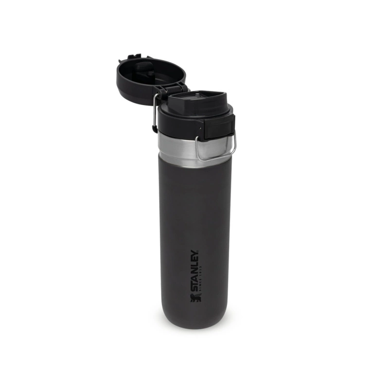 Stanley The Quick Flip Water Bottle 700ml - Charcoal 7 Stanley The Quick Flip Water Bottle 700ml - Charcoal – Image 5