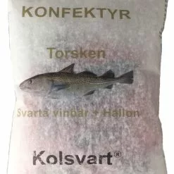 Kolsvart Torsken - Svartvinbär & Hallon Godis