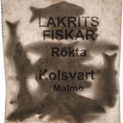 Kolsvart Rökta Fiskar Godis