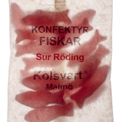 Kolsvart Sur Röding Godis